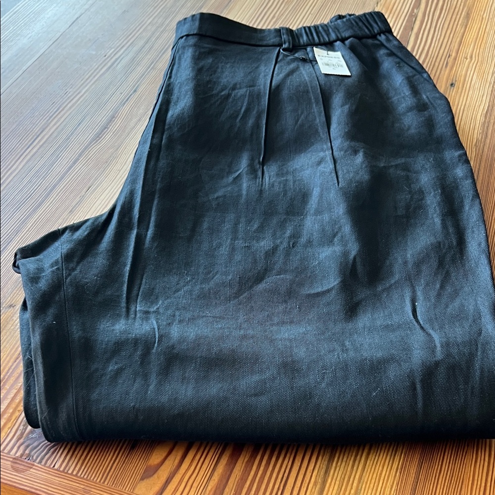 Express Black Ankle High Rise Joggers XL